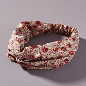 HTF Anthropologie Lola Floral Twist Headband
